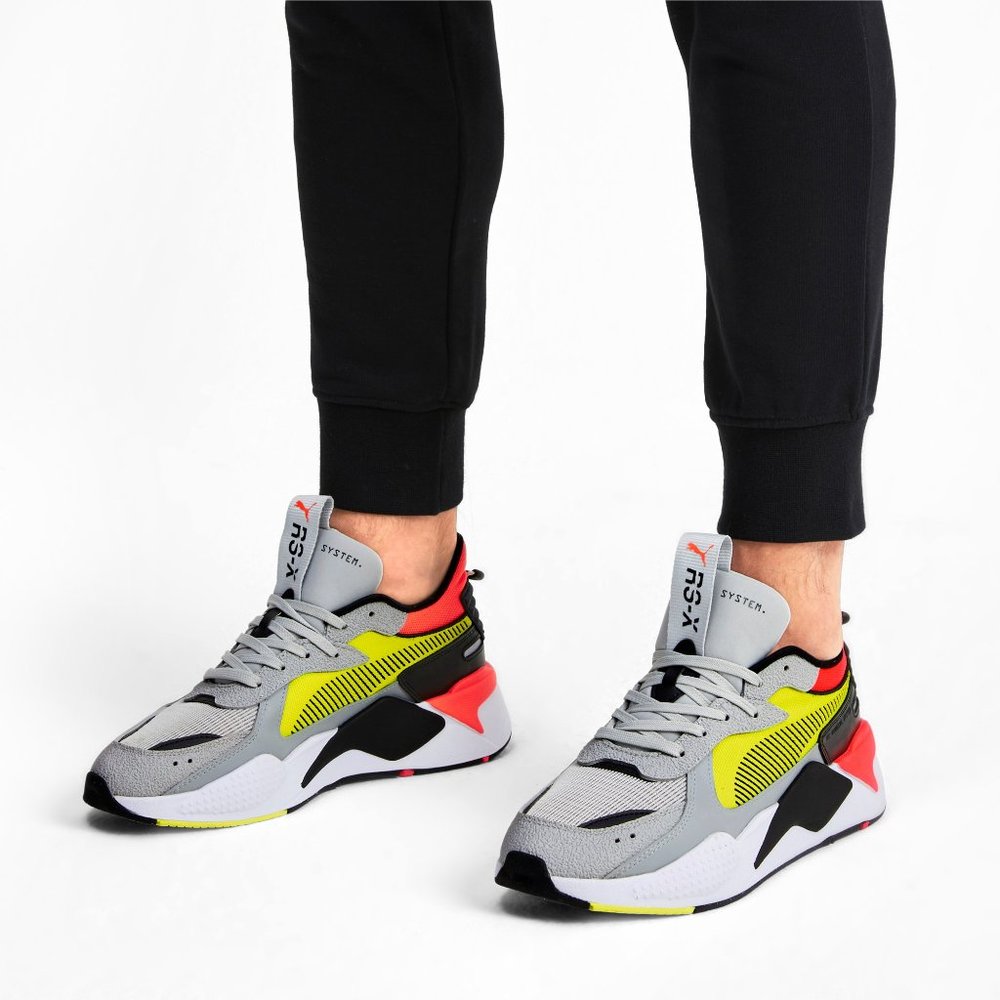 NEW Puma RS-X Hard Drive Neon Sneaker - Picture 2 of 13